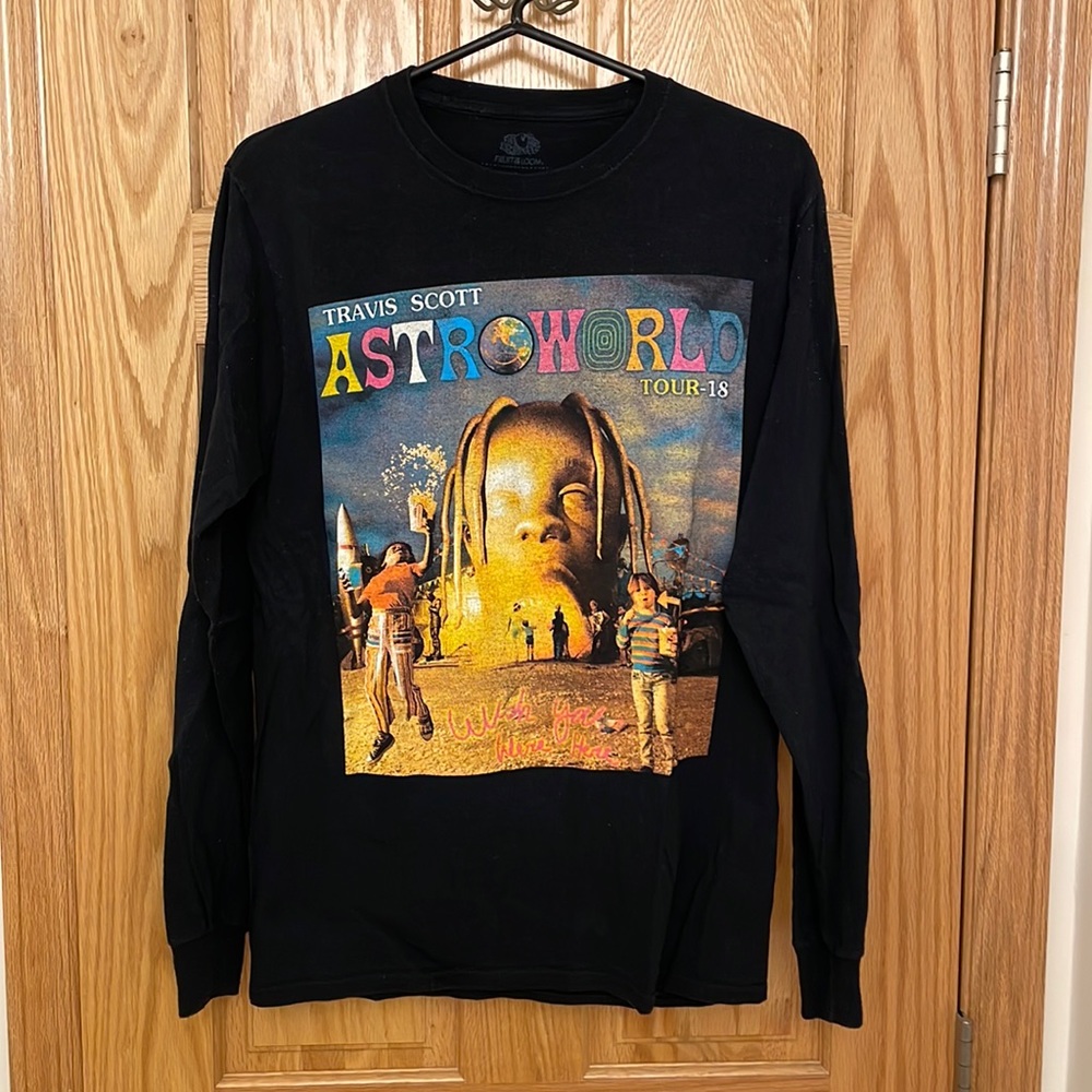 Travis Scott Astroworld Tour 2018 Long Sleeve Tee